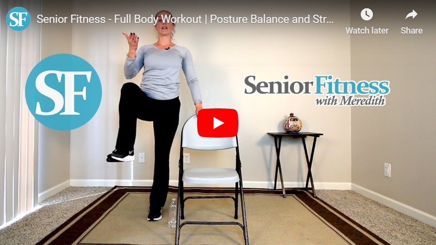 Full body Workout | Posture Balance and Stretch - Senior Fitness With ...