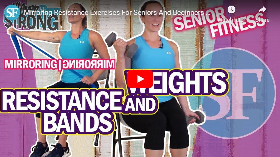 Strength Exercises For Seniors And Beginners Using Resistance Bands And