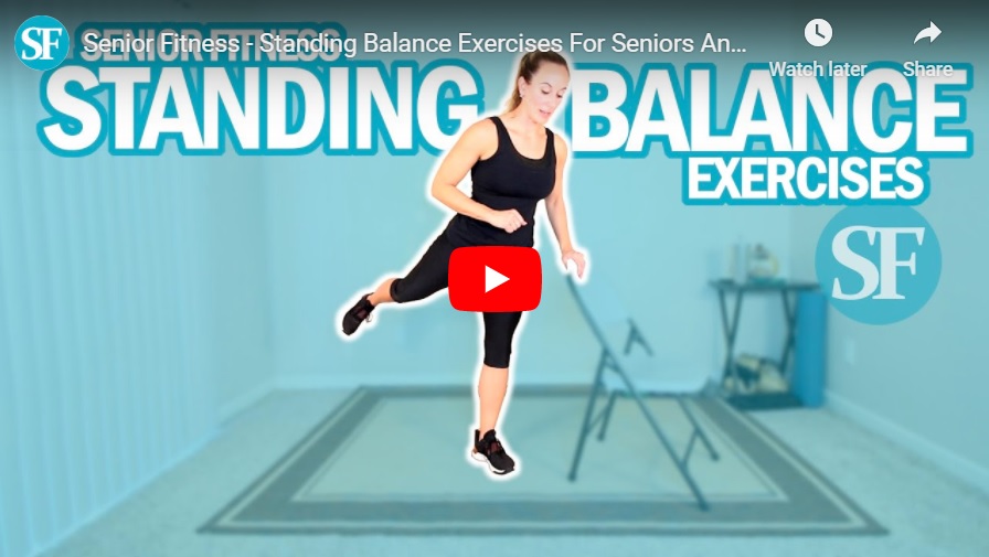 Senior Fitness - Standing Balance Exercises For Seniors And