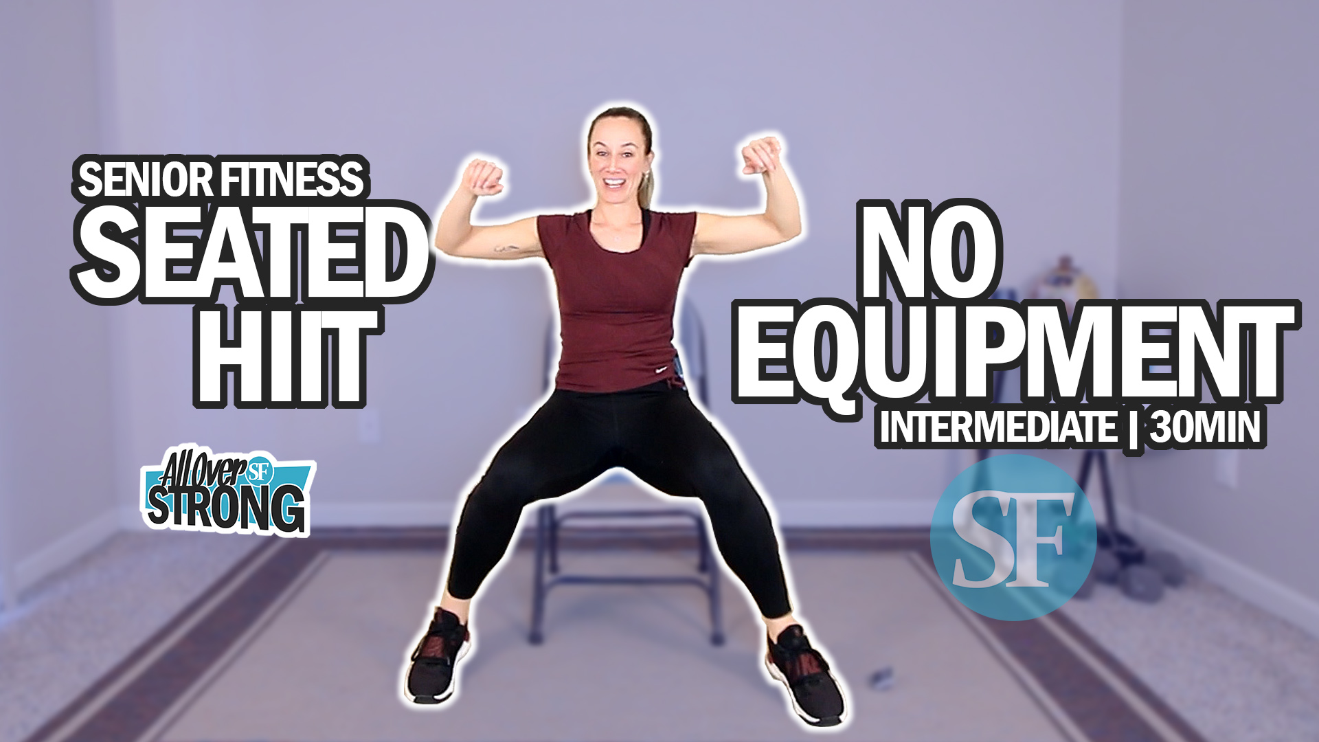30 MIN Seated HIIT Workout For Seniors No Equipment Intermediate