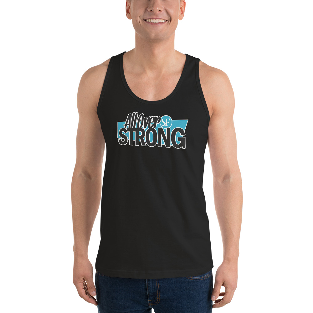 Classic Unisex Tank Top - Black Charcoal Triblend - Image 3