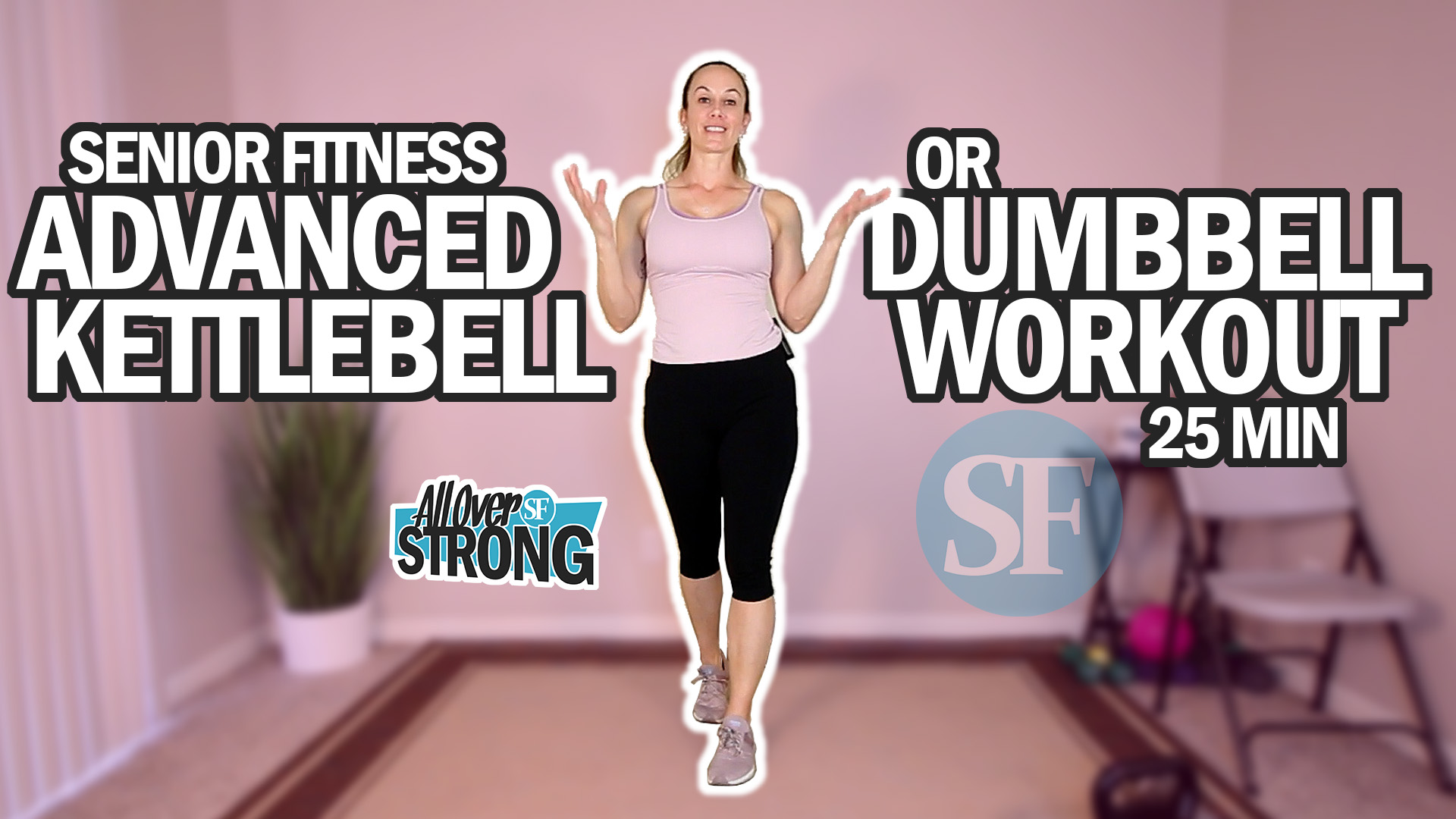 Advanced Kettlebell Or Dumbbell Strength Training Workout For Seniors