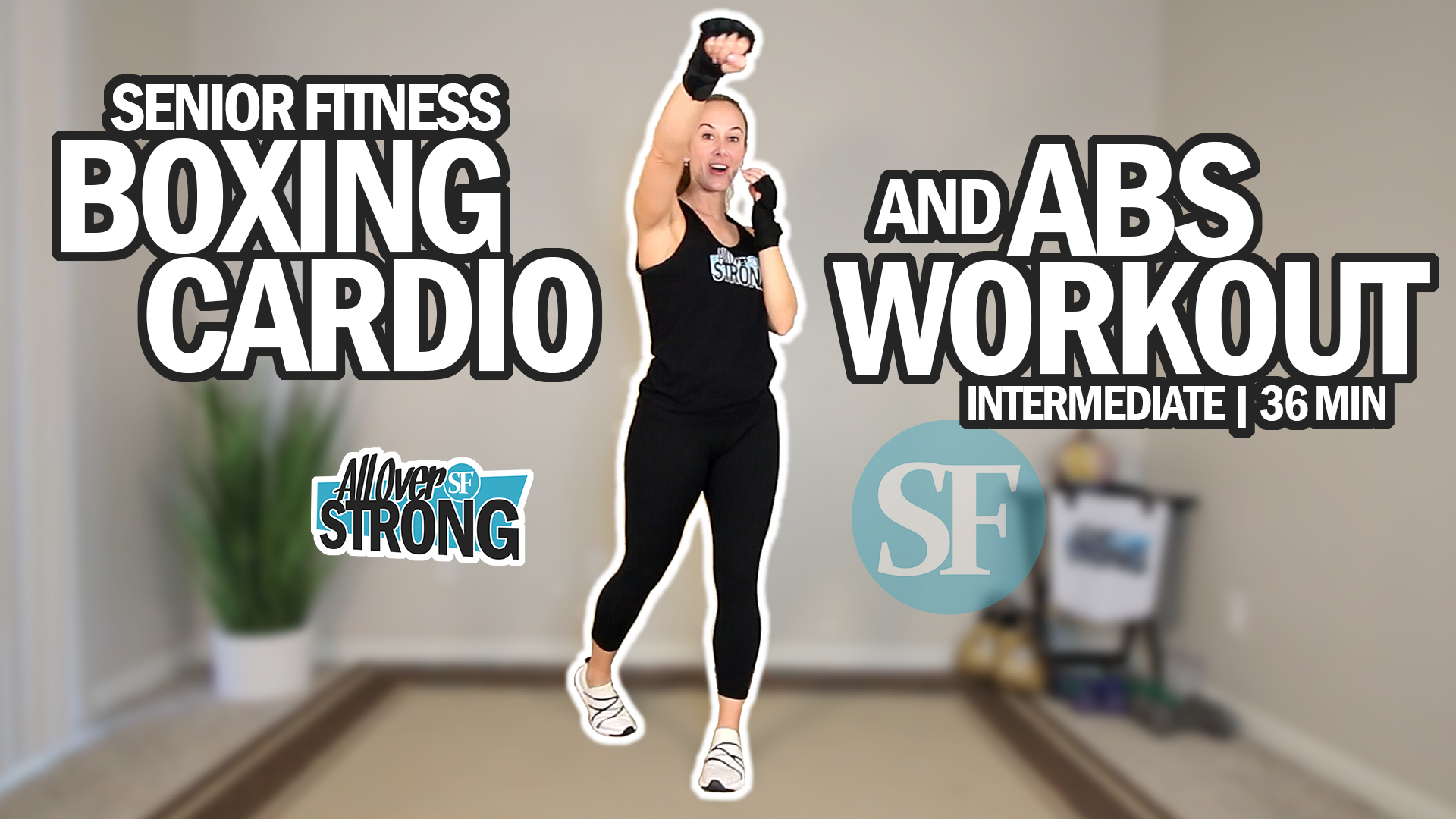 Senior Fitness Boxing Cardio And Abs Workout Intermediate Level