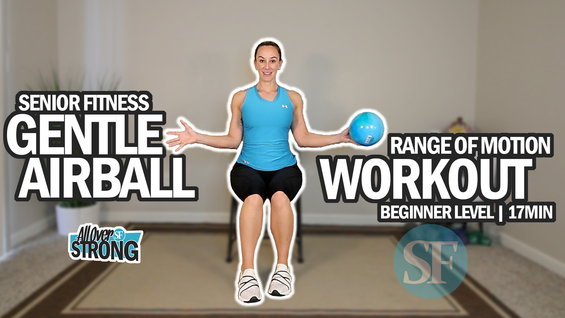 Gentle Range Of Motion Airball Workout For Seniors And Beginners 17