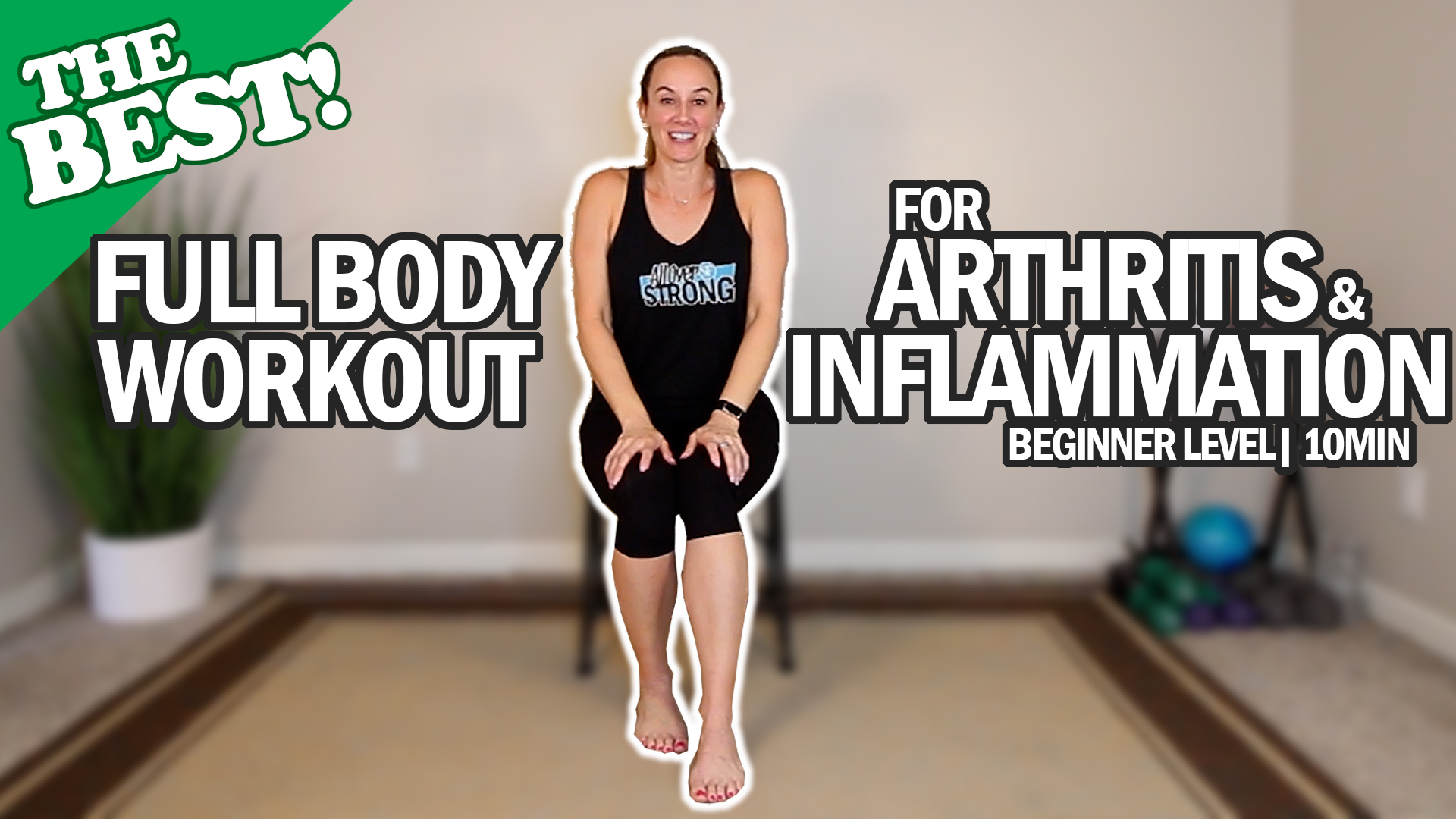 THE BEST Full Body Workout For Arthritis Or Inflammation All Seated