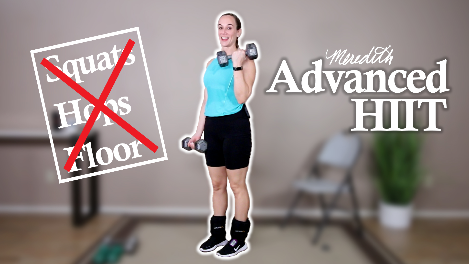 No Squats! No Hops! No Floor! Advanced HIIT Workout For Seniors W