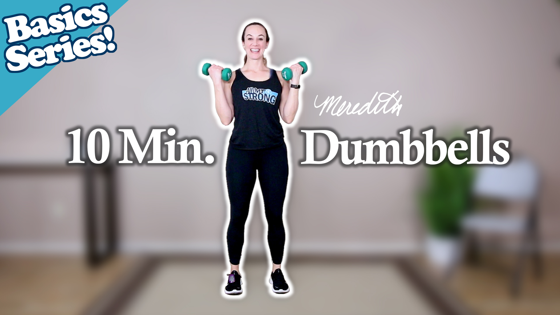 Senior Fitness 10 Min Full Body Basic Dumbbell Workout For Beginners 