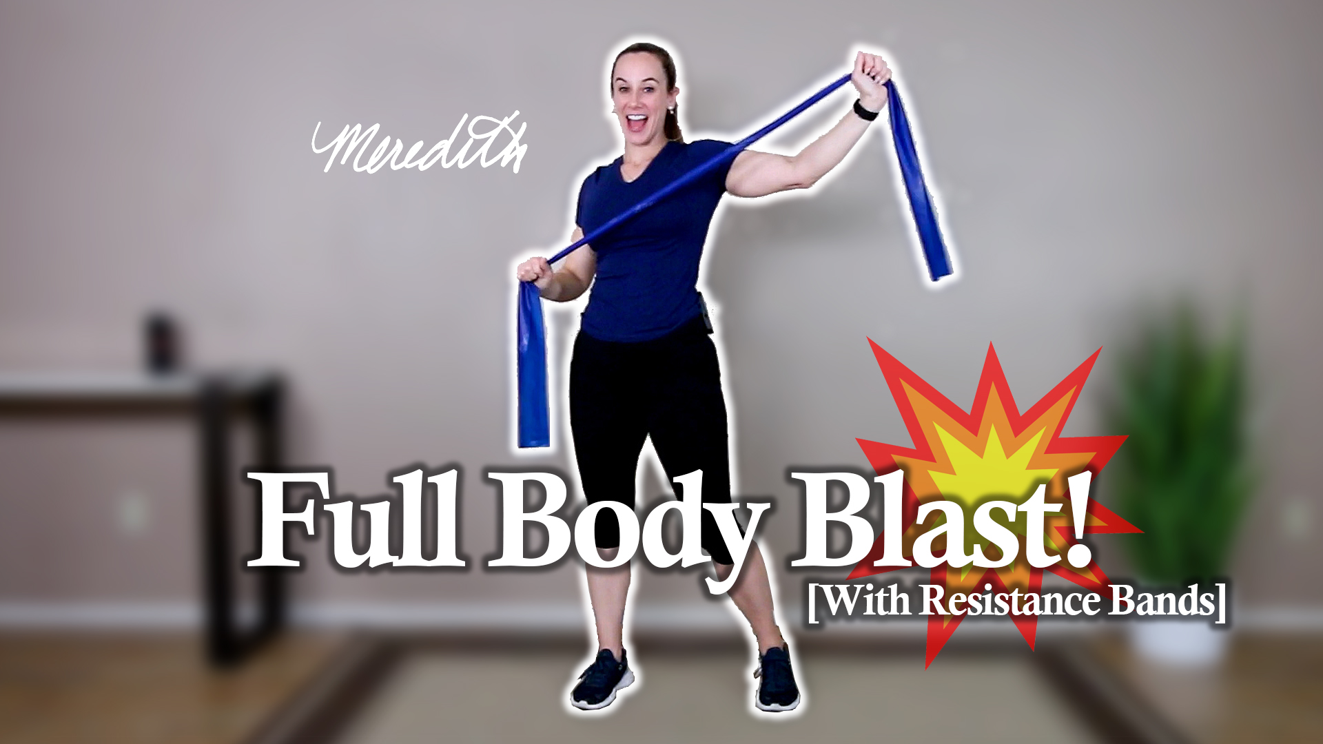 Senior Fitness 19 Minute "Full Body Blast" Workout Using Resistance
