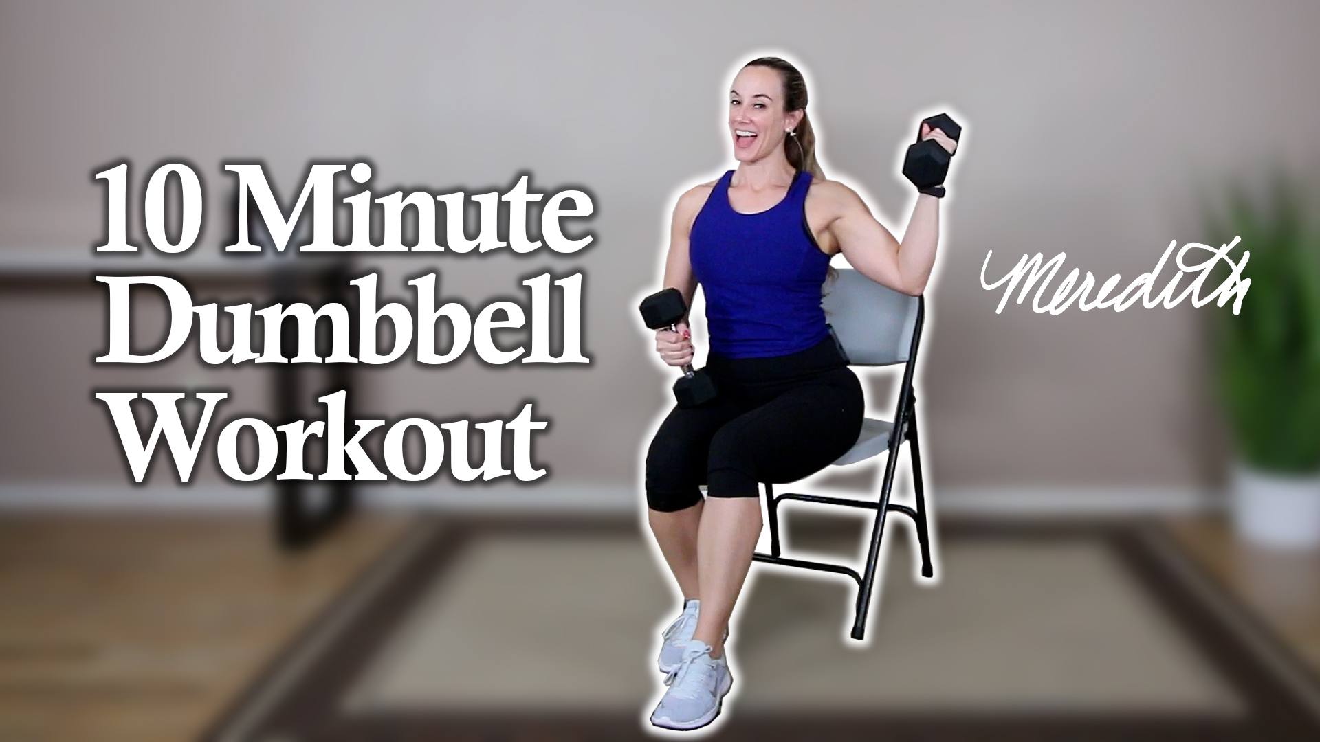 Senior Fitness 10 Minute Seated Hiit Dumbbell Workout For Beginners